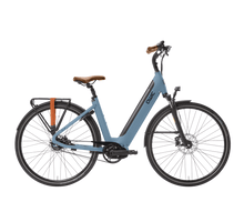 Qwic Inter Tour M Elektrische Fiets Denim Blue / Light Brown