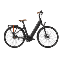 Qwic Inter Tour S Elektrische Fiets Jet Black / Light Brown