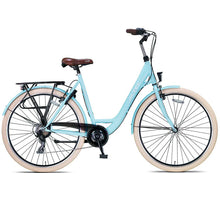 Altec Metro 7 Speed Damesfiets 28 inch 55 cm Sky Blue