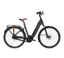 Qwic Mira Daily M Elektrische Fiets Jet Black / Light Brown