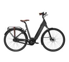 Qwic Mira Daily L Elektrische Fiets Jet Black / Dark Brown