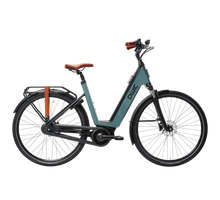 Qwic Mira Daily M Elektrische Fiets Sage Green / Light Brown