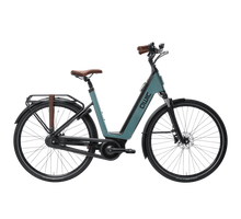 Qwic Mira Daily M Elektrische Fiets Sage Green / Dark Brown