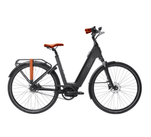 Qwic Mira Tour M Elektrische Fiets Jet Black / Light Brown