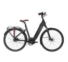 Qwic Mira Tour M Elektrische Fiets Jet Black / Dark Brown