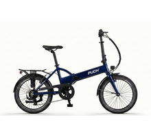 Puch E-Easy Elektrische Vouwfiets Blue Saphir Glossy